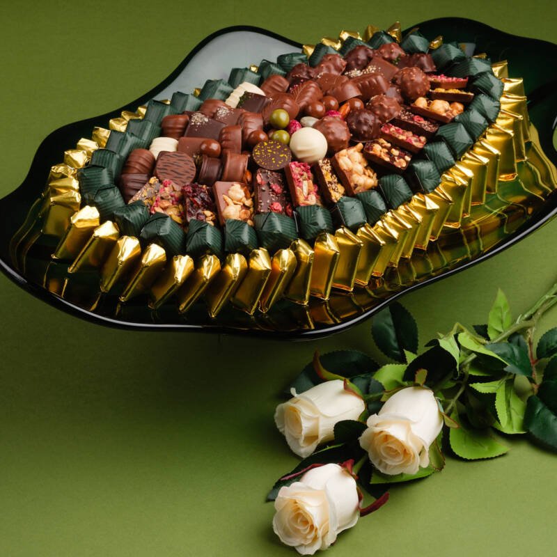 Coupe Ovale Murano Emeraude