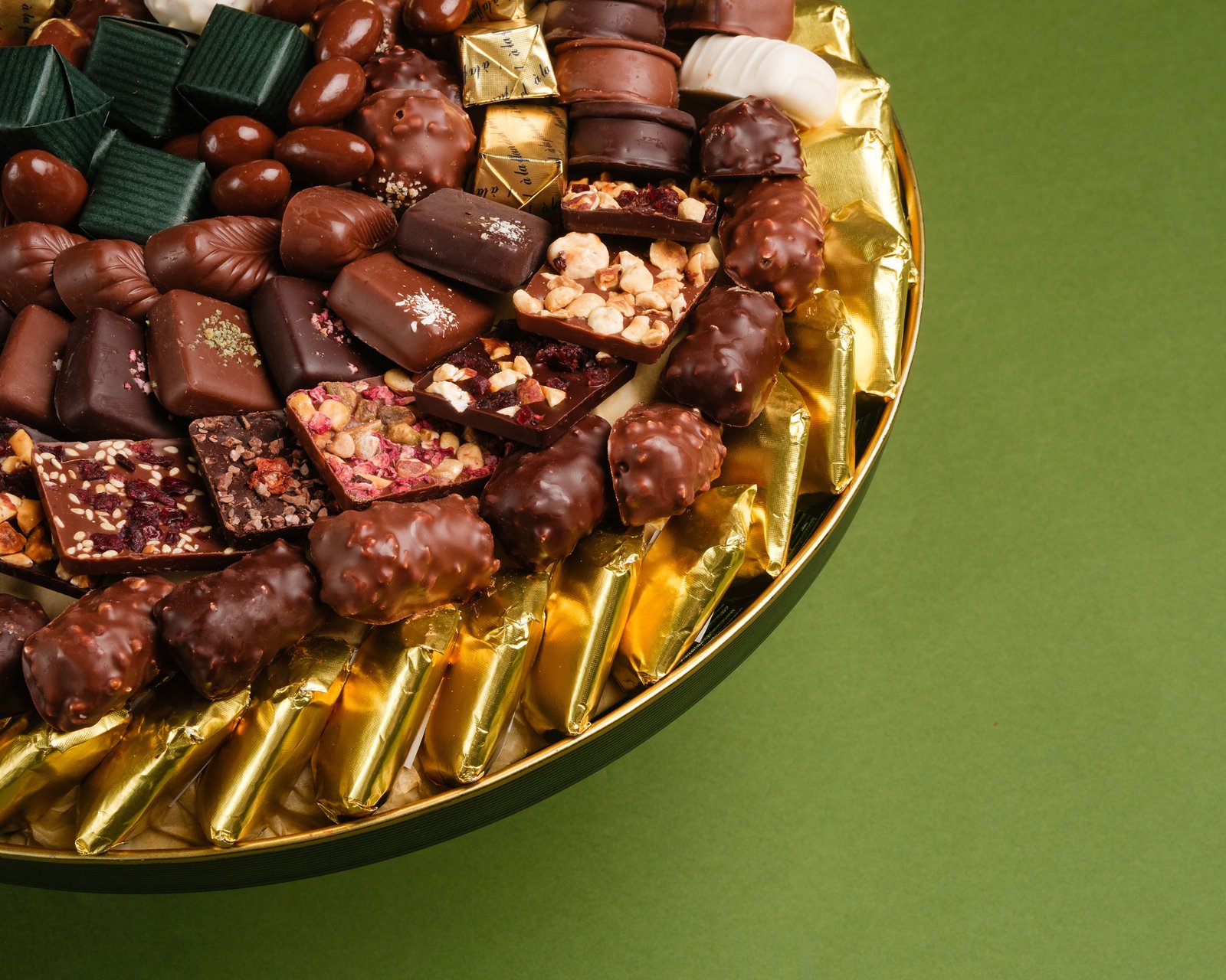 Coupe Verte à pied doré – Image 3