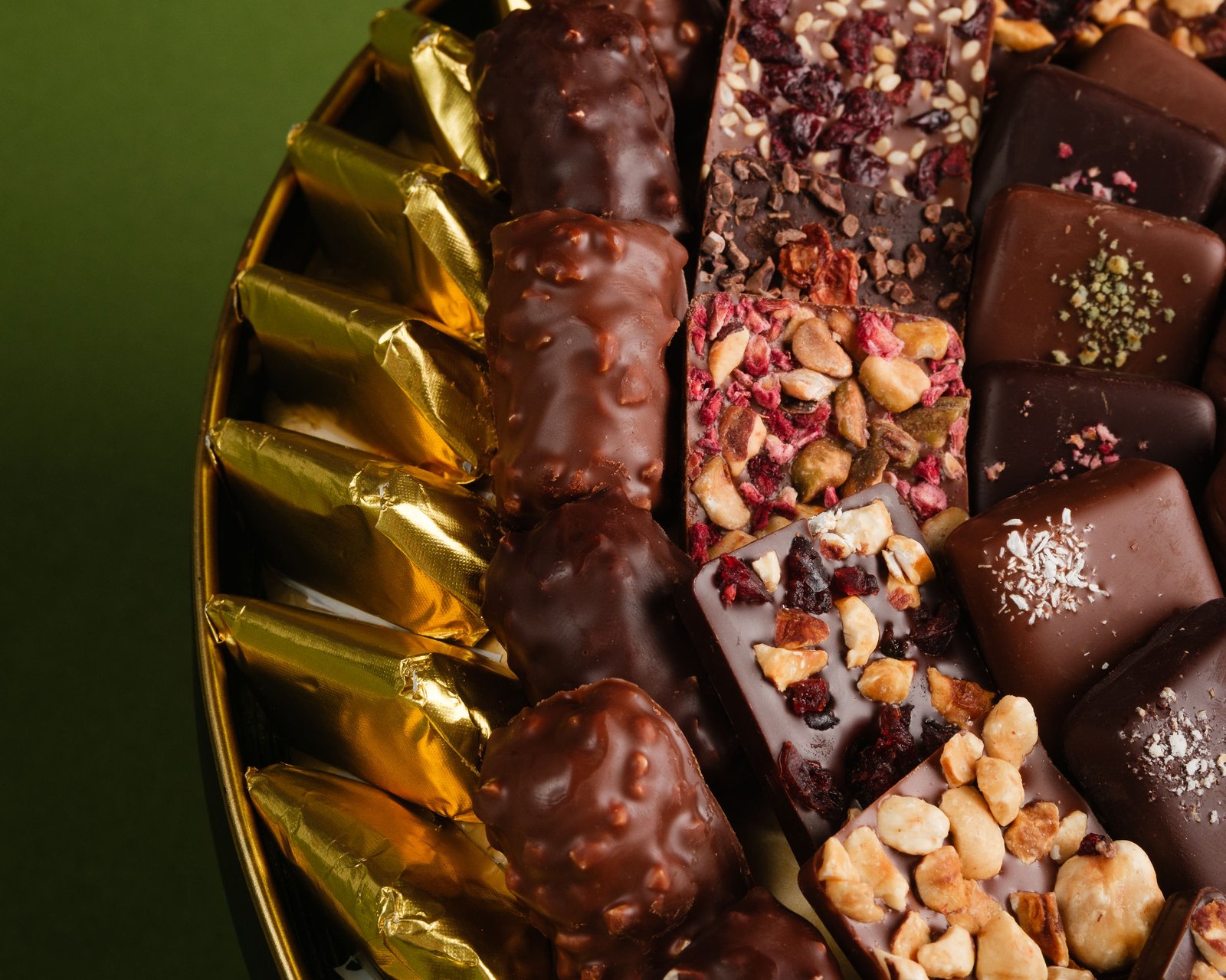 Coupe Verte à pied doré – Image 4