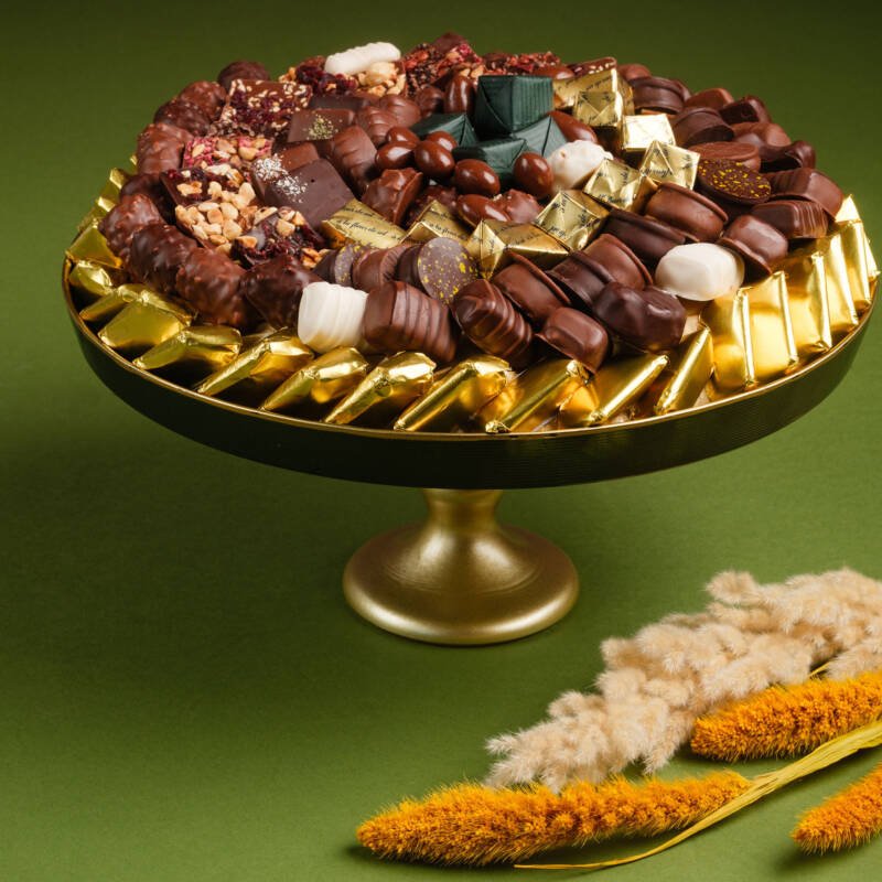 Coupe Verte à pied doré