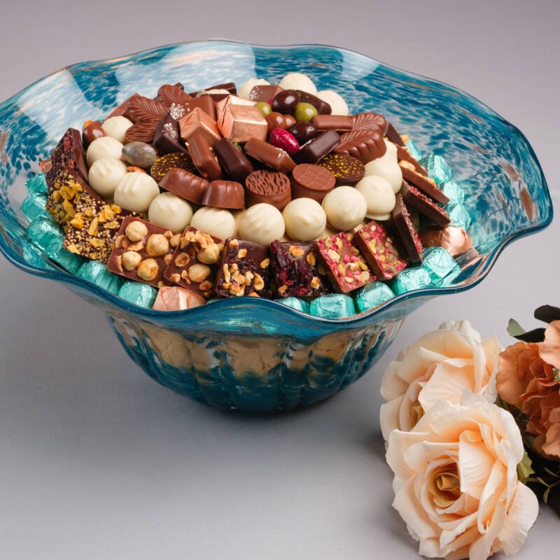 Coupe Murano Pastille Bleu