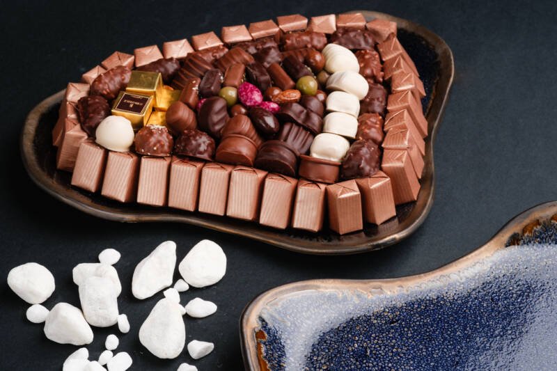 Assiette Triangle en grès