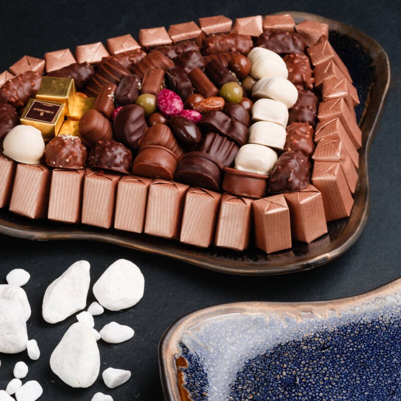 Assiette Triangle en grès