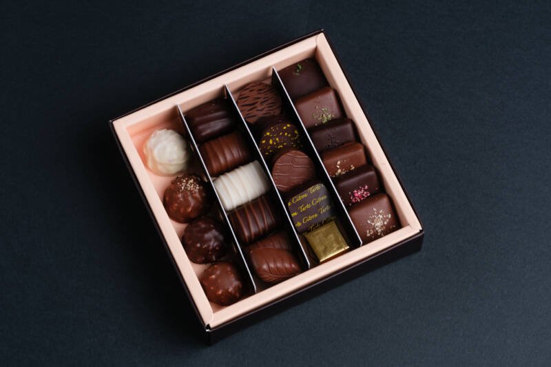 Boite assortiments de chocolats 250g